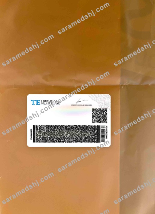 Panama residence permit photolook BACK